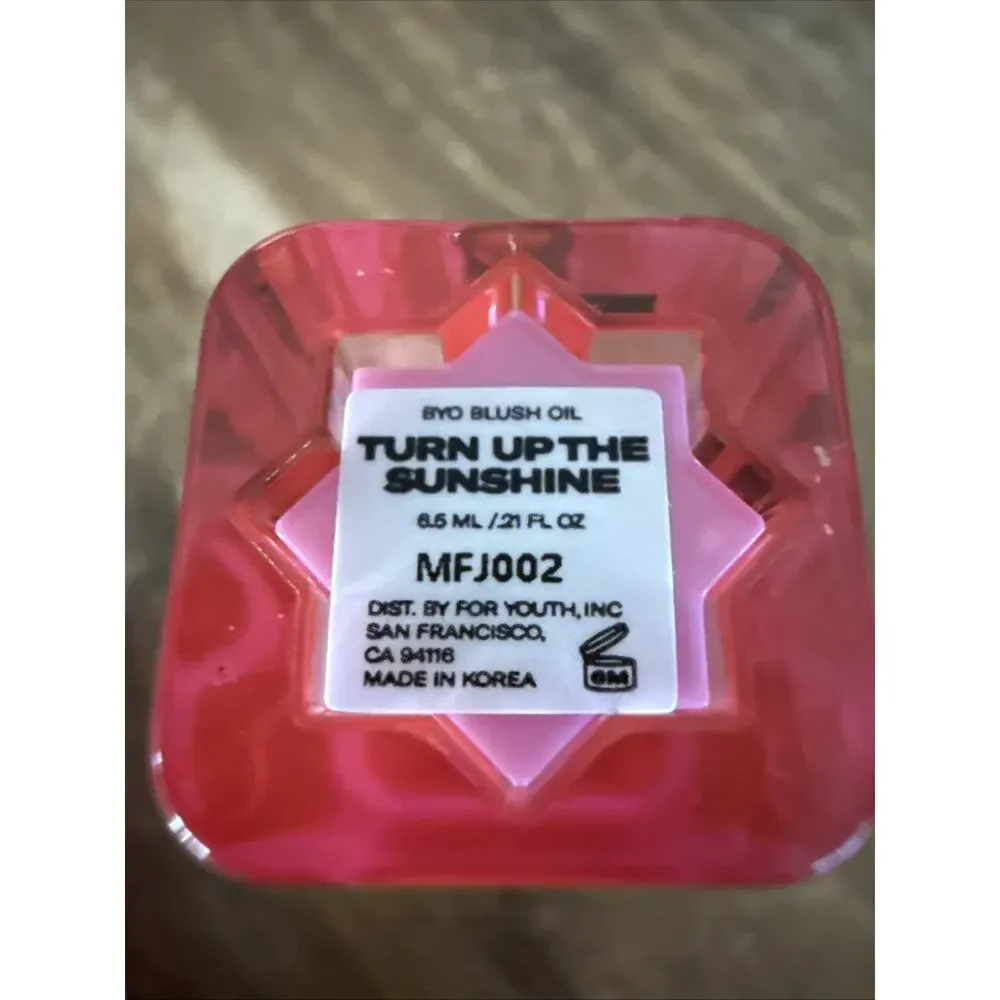 YouthForia BYO Blush Oil Turn Up the Sunshine 0.21oz NIB Color Changing